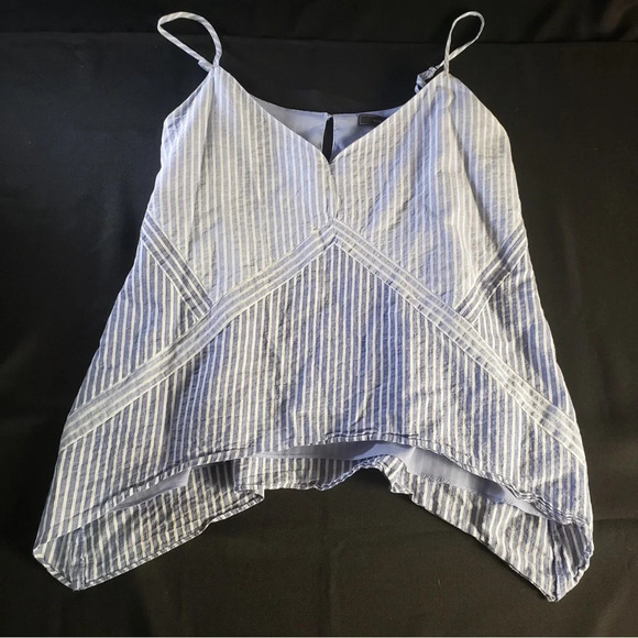 BCBG Maxazria Cora‎ Striped Spaghetti Strap Tanj Top Women’s XS - Picture 3 of 7